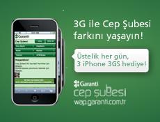 3G farkı Garanti Cep Şubesinde