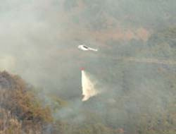 Fethiye ormanları alev alev yanıyor